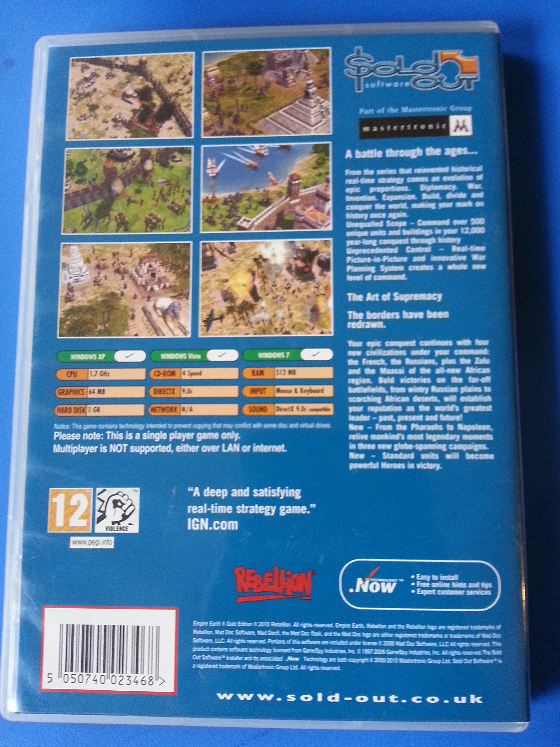 Empire Earth II (輸入版) Empire Earth II (輸入版) Amazon.com: Empire Earth 2 - PC